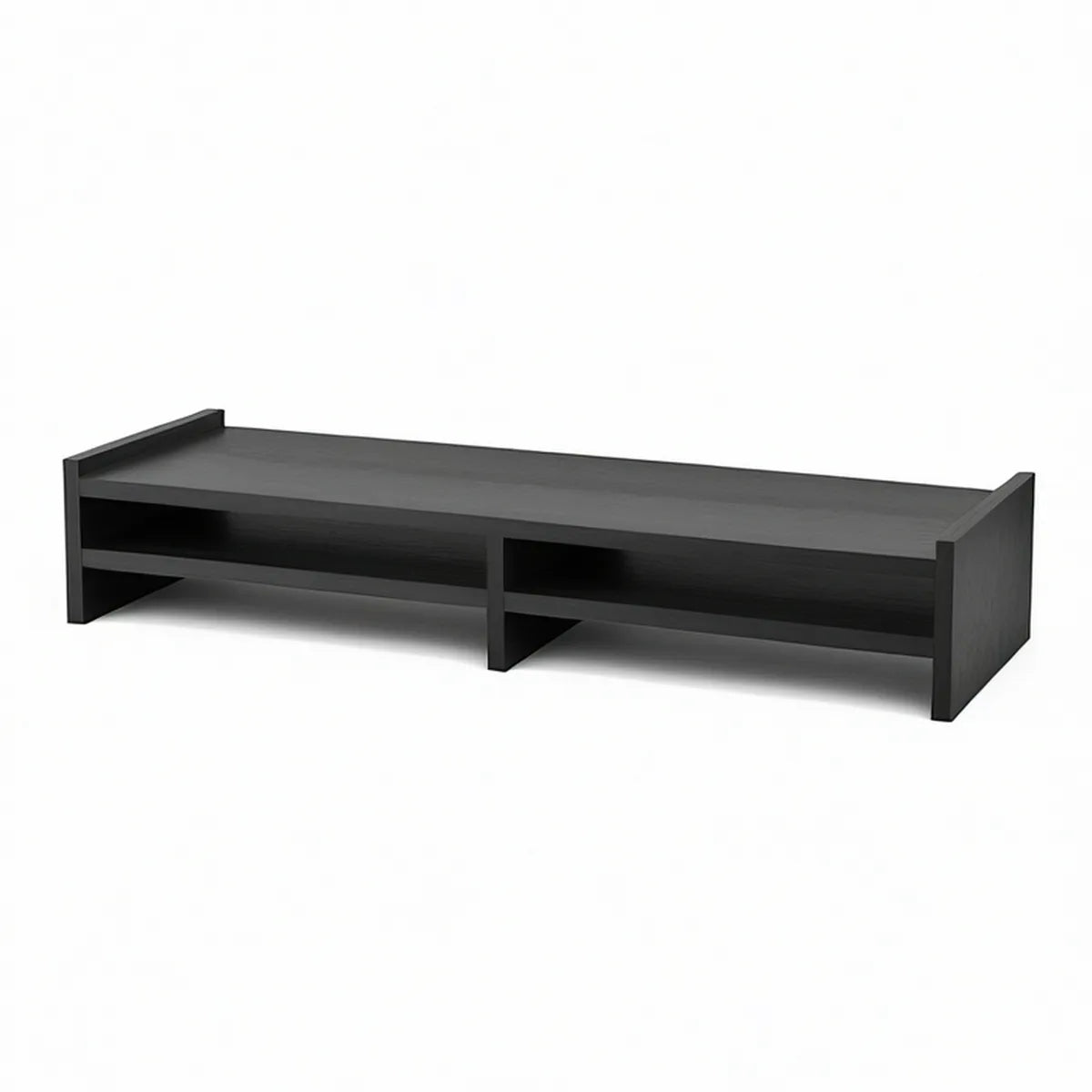 Suporte Elevado para Monitor em MDF Preto 120 x 23,5 x 14 cm